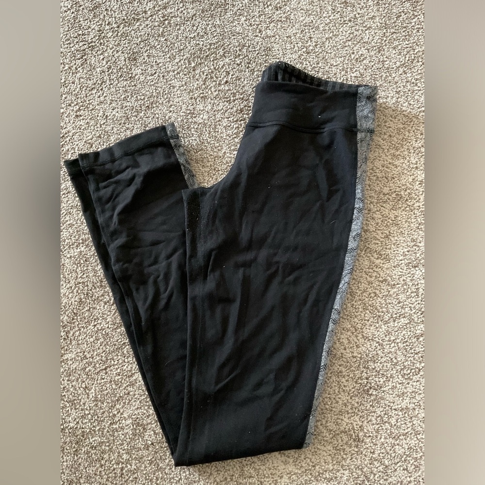 Black and Gray lululemon Leggings